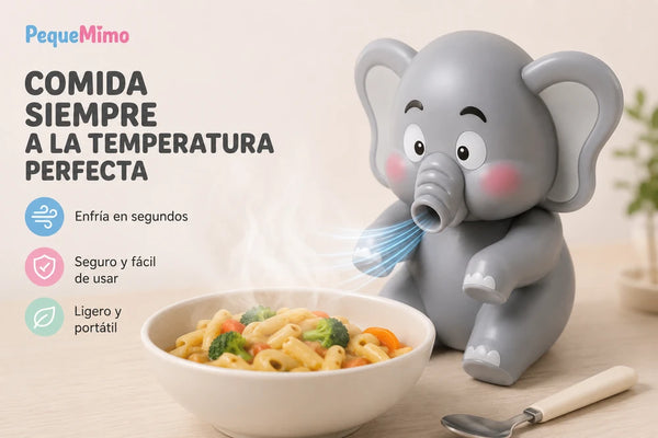 PequeMimo™ Enfriador de Comida Infantil — Elefante, Dinosaurio Verde o Rosa